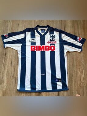Vintage 2001-2002 Athletica Rayados de Monterrey Home Jersey